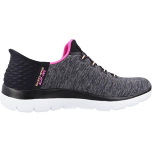 Sneakers De  Mujer Slip-ins: Summits- Dazzling Haze Gris