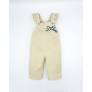 PETO SARGA LAZO FLOR BEIGE