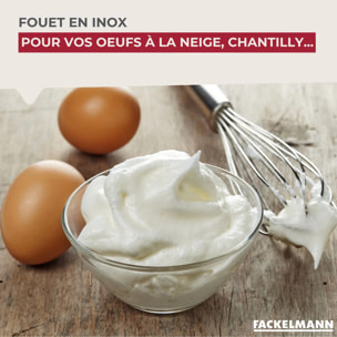 Fouet de cuisine et pâtisserie en inox 26 cm Fackelmann