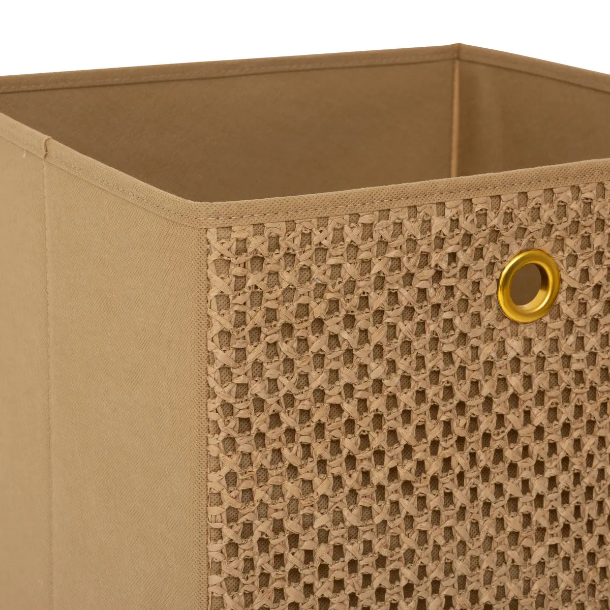 Boîte de rangement Mix'n modul 31x31cm marron