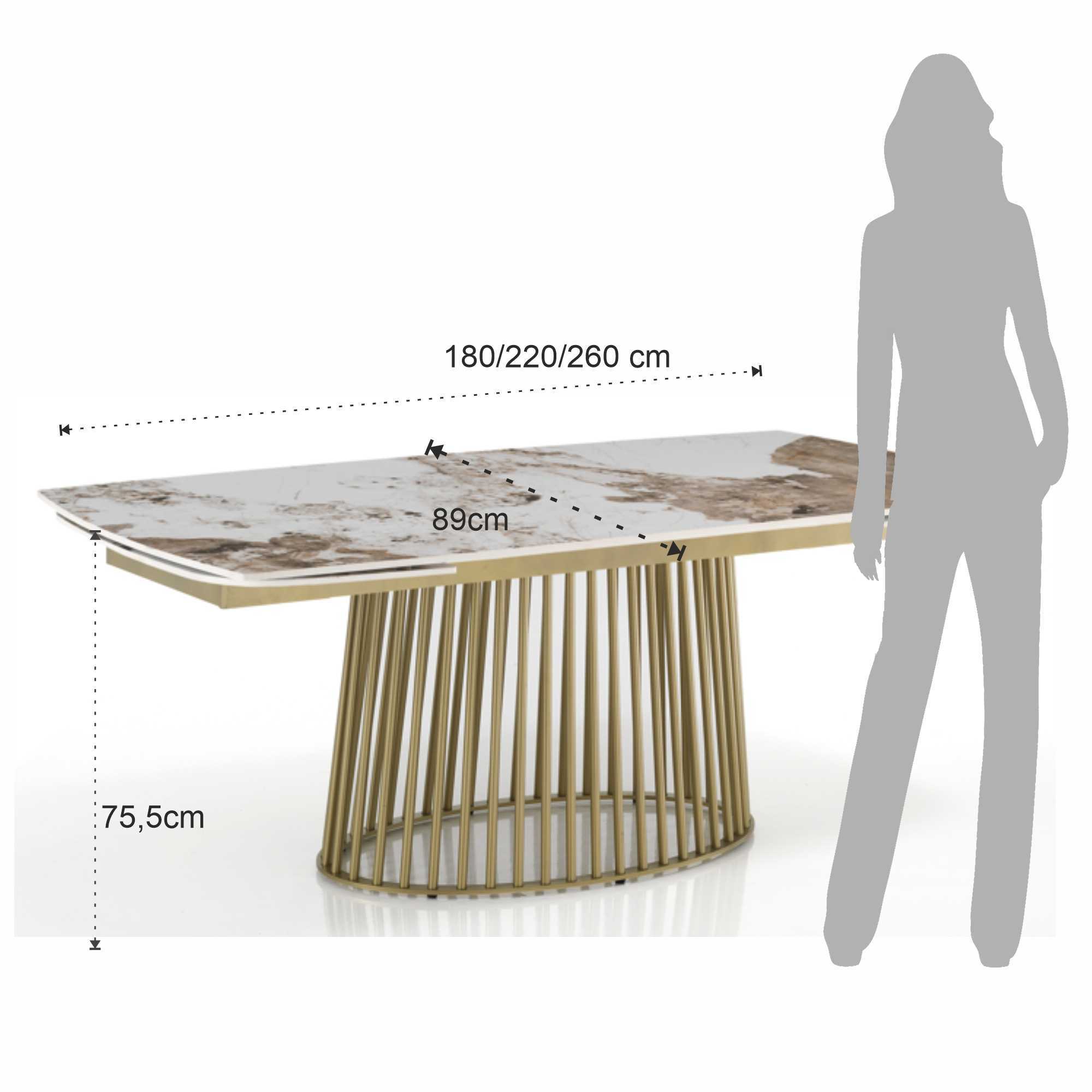 Tomasucci Table extensible CAGE 1