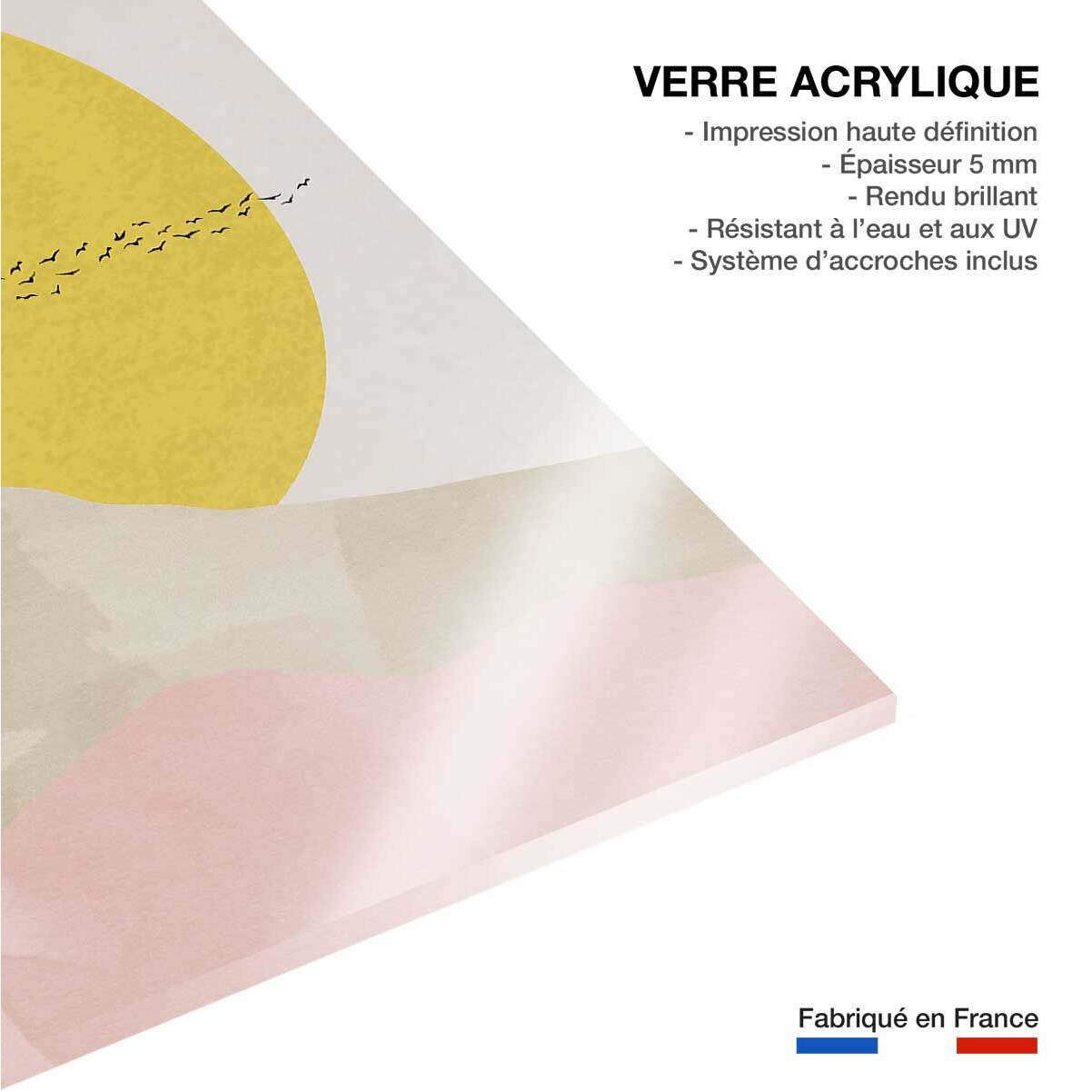 Tableau Envolée au soleil Tableau plexiglas