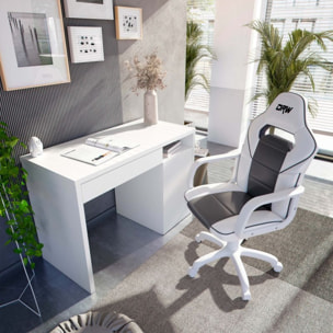 Silla gaming DRW Blanco - Gris DRW