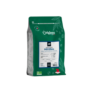 Café Bio - Inde Kerala - Pur Robusta - Grain 250g