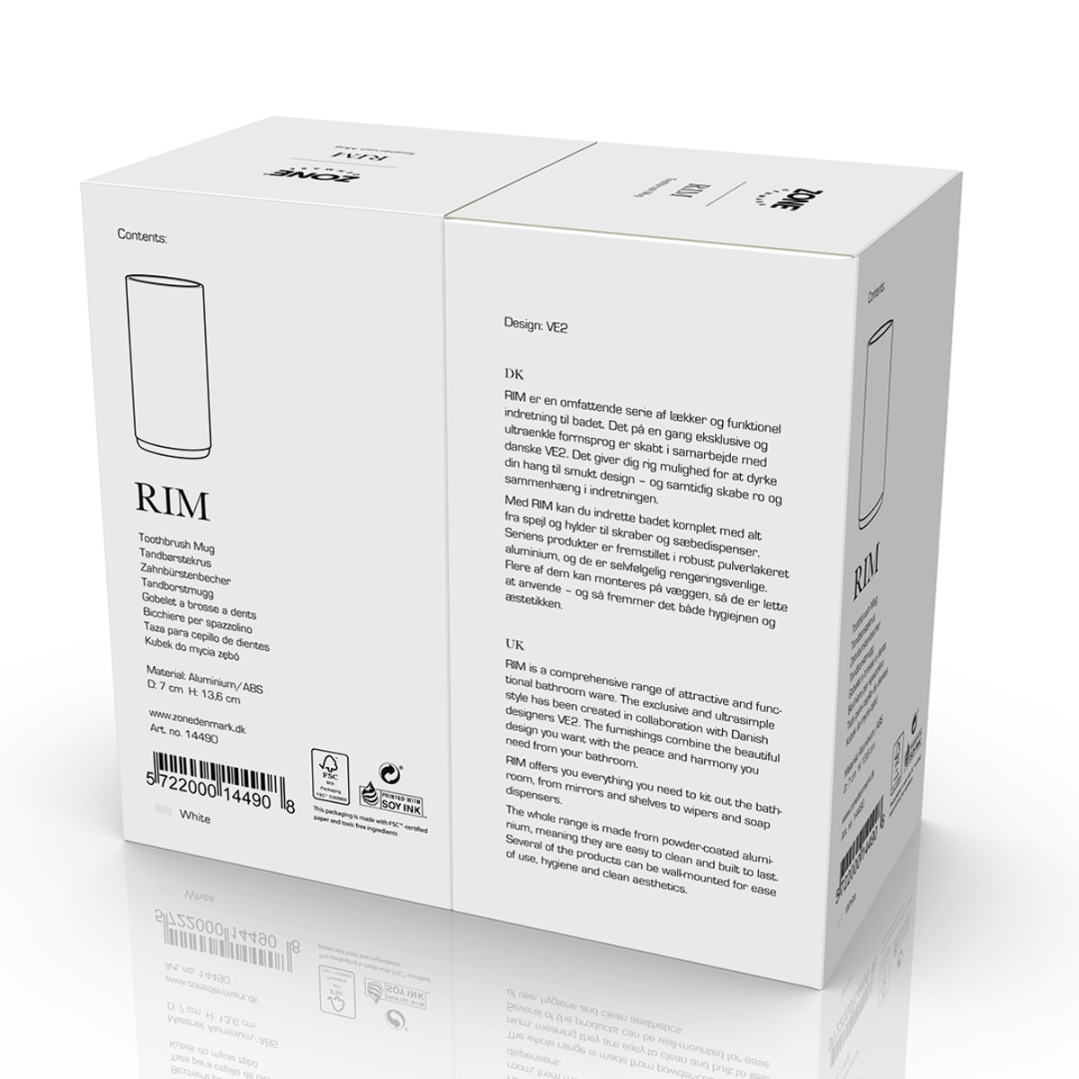 Gobelet pour brosse à dents Rim