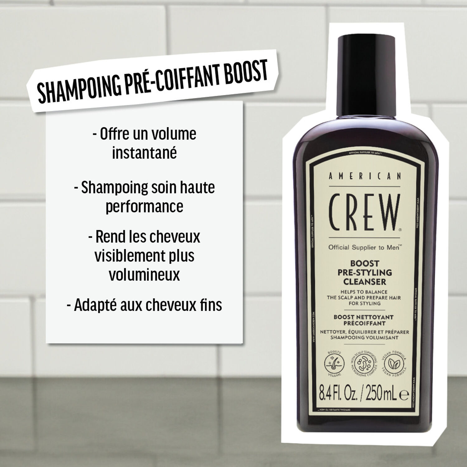 Boost Pre-Styler - Shampoing pré-coiffant 250 ml