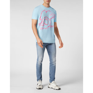 PHILIPP PLEIN T-Shirt Round Neck SKULL