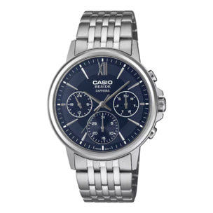 Reloj Casio BMS-300D-2A Hombre Analogico Cuarzo con Correa de Acero inoxidable
