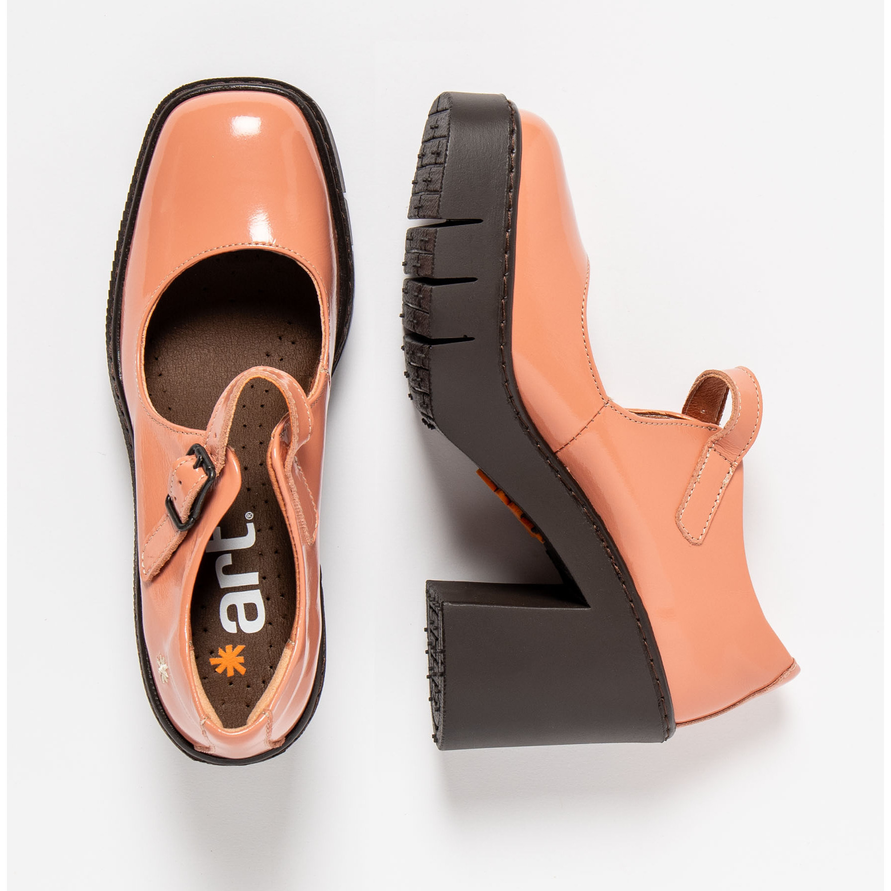 Zapatos 1984 NAPPA SHINNY FLAMINGO/BERNA color Flamingo