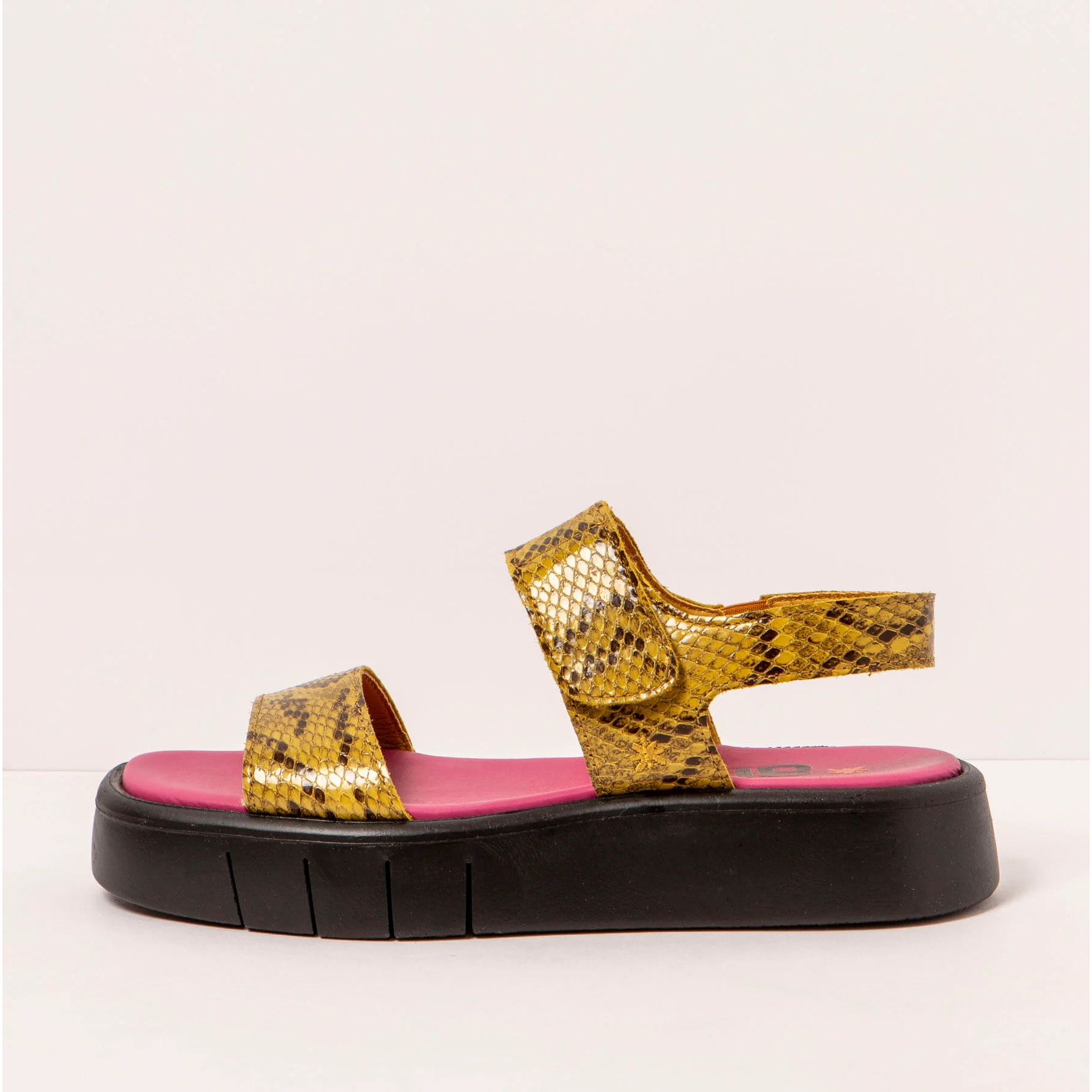 Sandalias 1854F SNAKE LIMON/ MALAGA color Limon