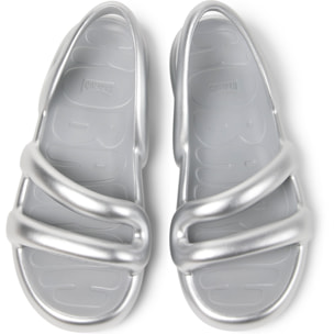 Sandalias - CAMPER Kobarah Flat - Gris - Sintético