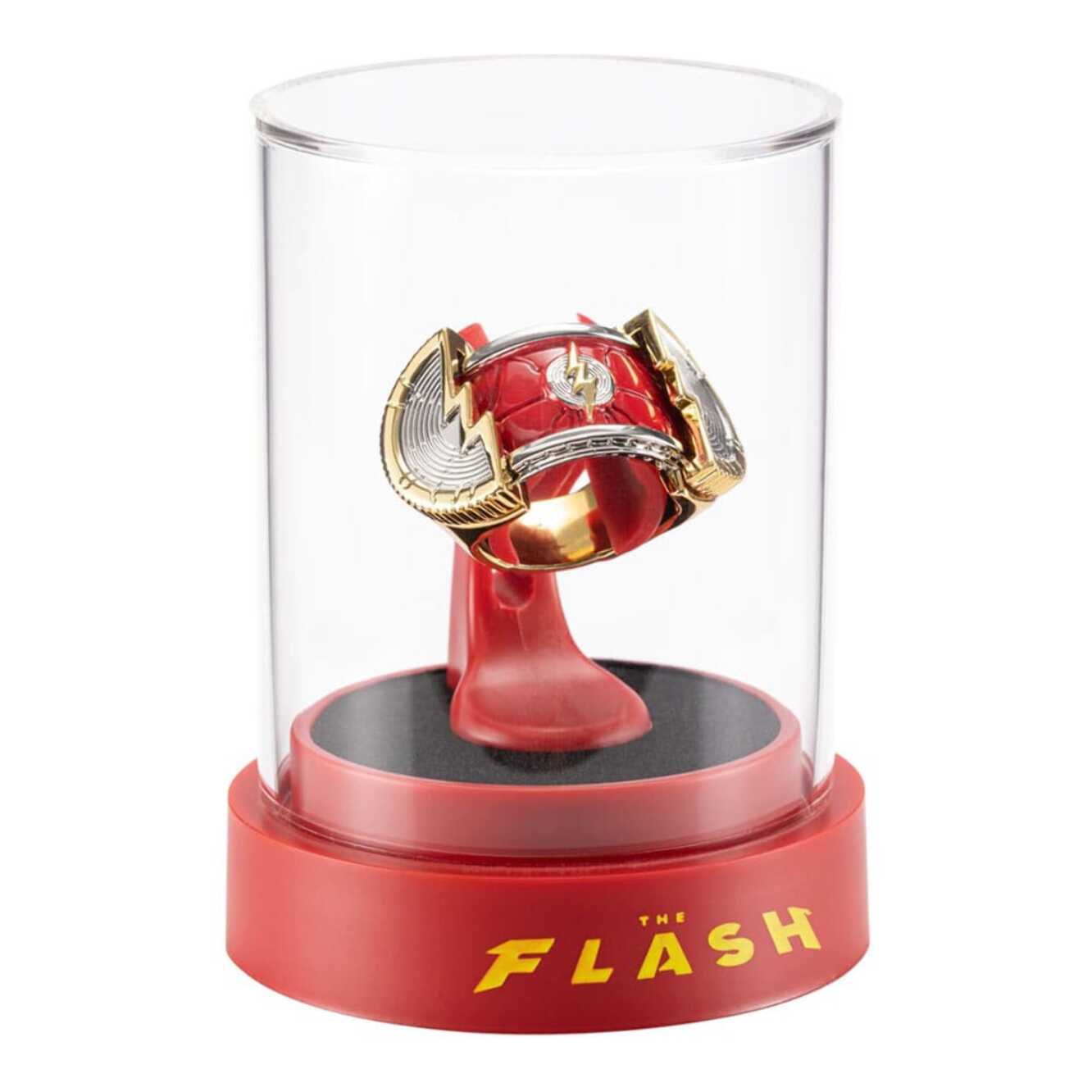 Dc Comics Replica Anello Flash Con Display Noble Collection