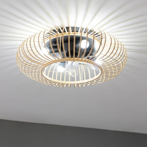 Cecotec Ventilateur de plafond avec lampe EnergySilence LampAero 600 Natural Lig