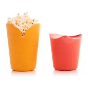 Palomiteras de Silicona Plegables Popbox InnovaGoods (Pack de 2)