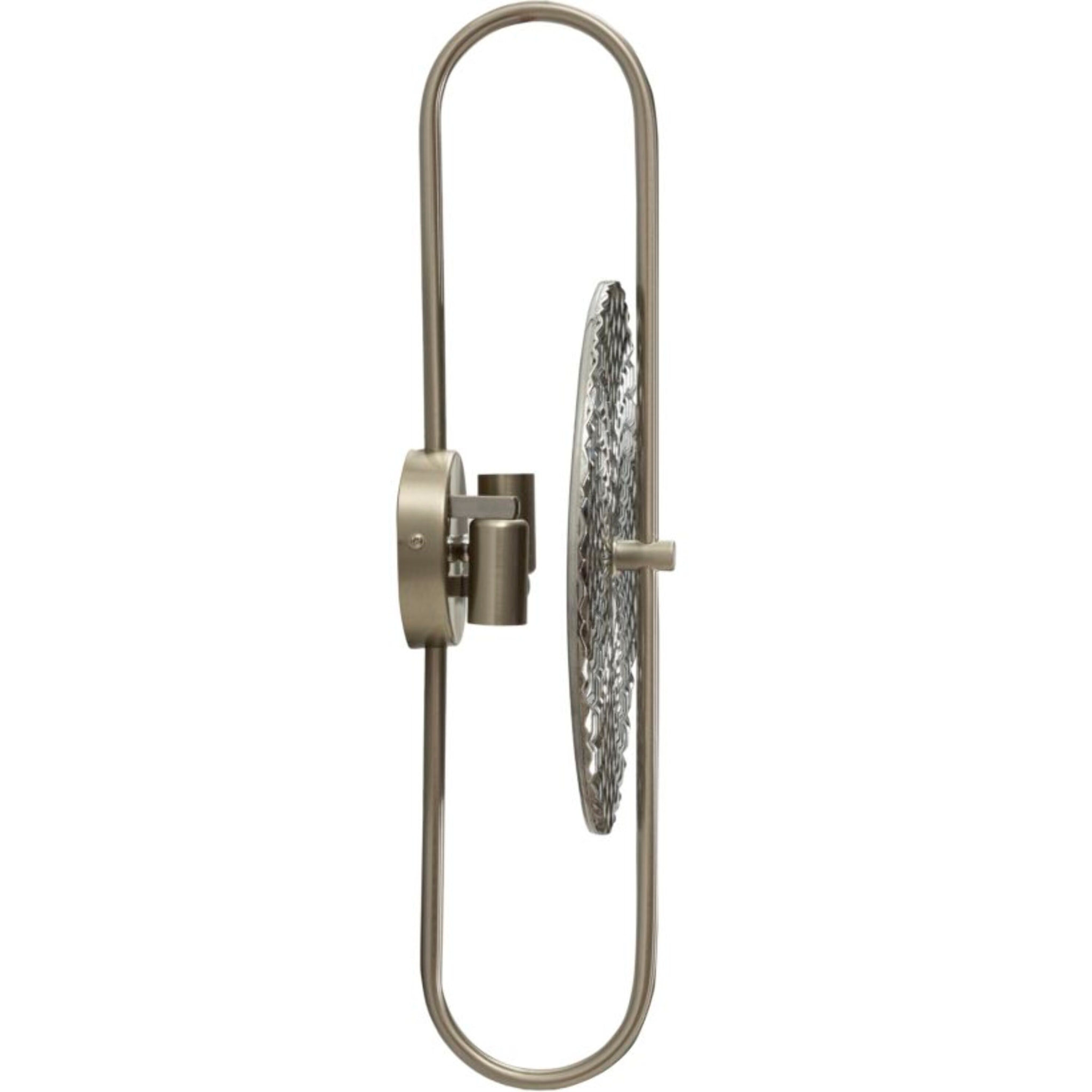 LAMPADA DA MURO SILVERY CM 28X15X54