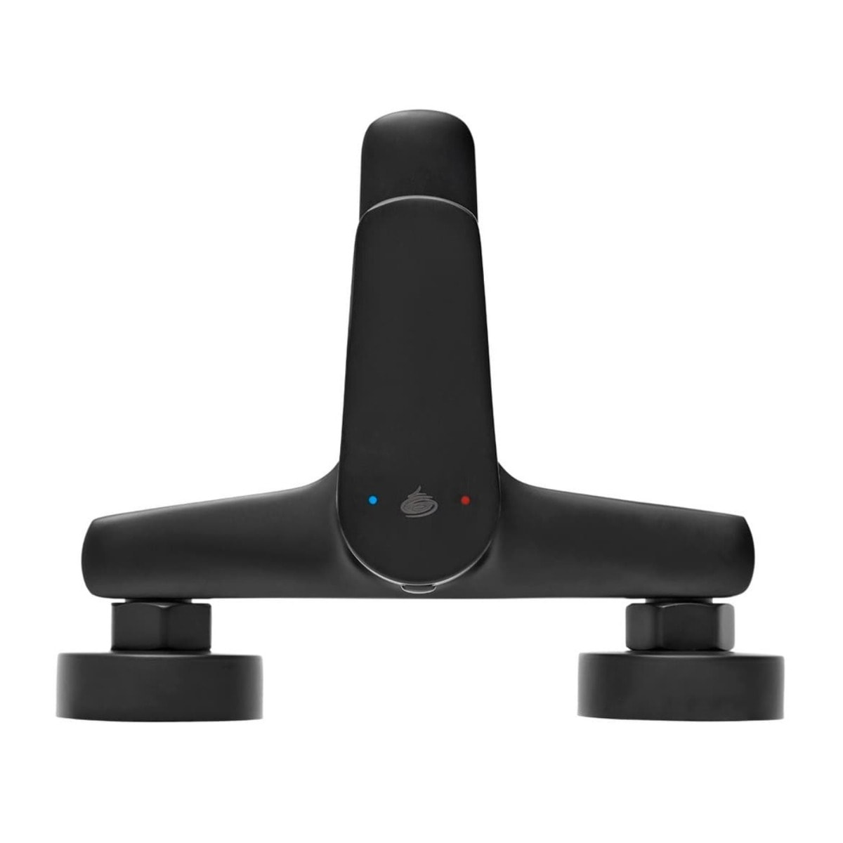 Mitigeur de salle de bain Swiss Aqua Technologies Mood sans kit de douche 150 mm noir SATBSMOOD222C