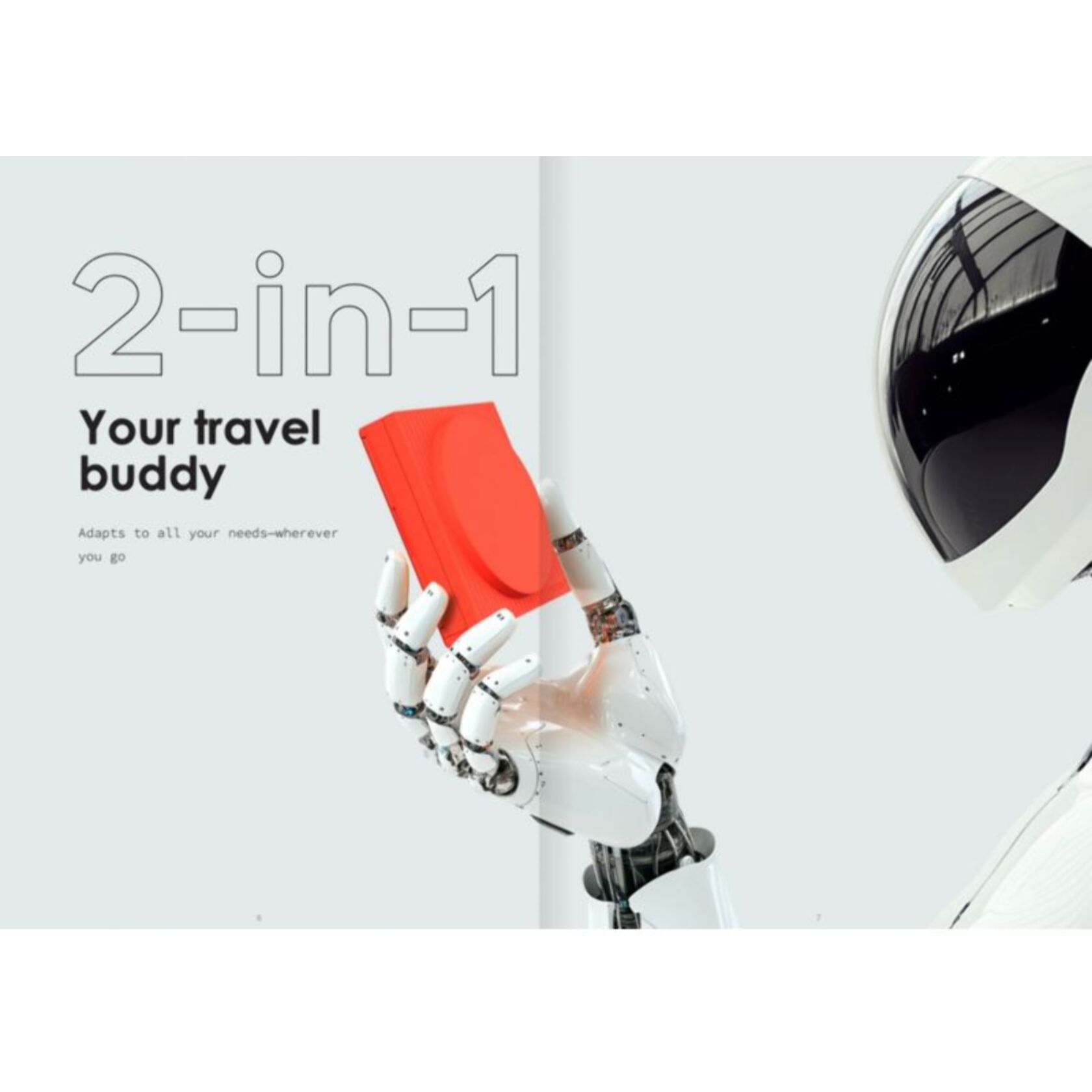 Chargeur CASYX 2 en 1  Charge rapide Qi2 USB C jaune