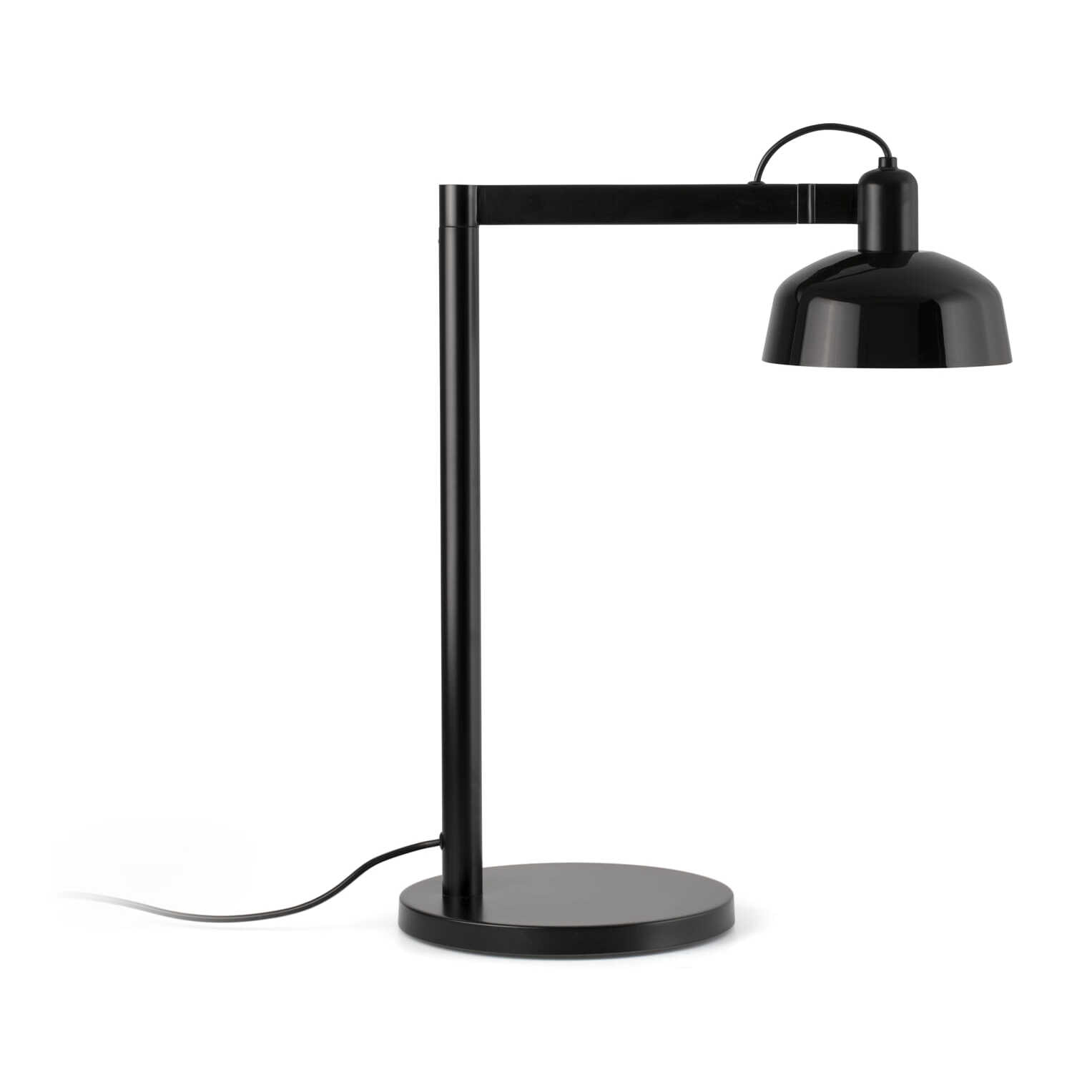 TATAWIN Lampe métal de table noir