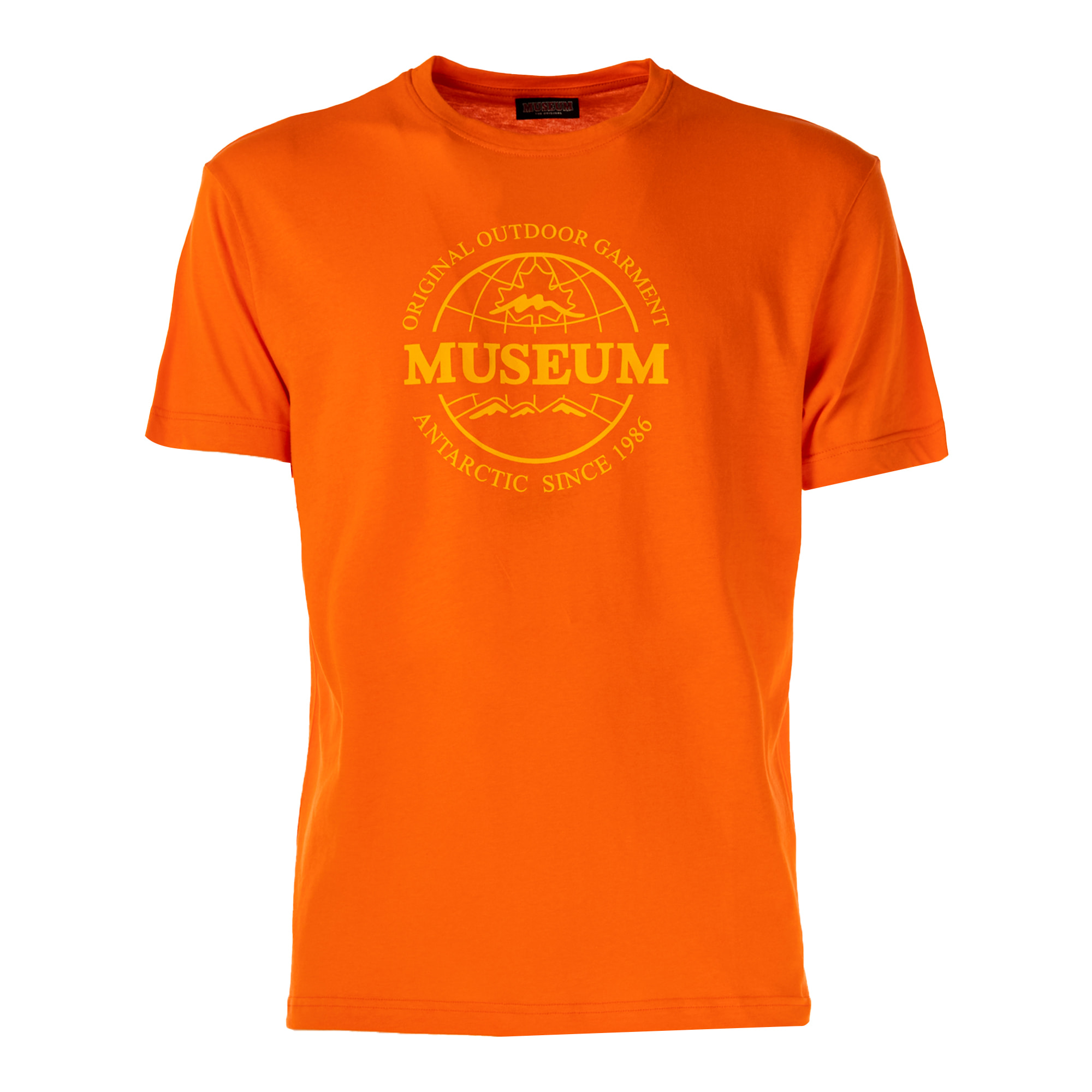 MUSEUM t-shirt uomo arancio