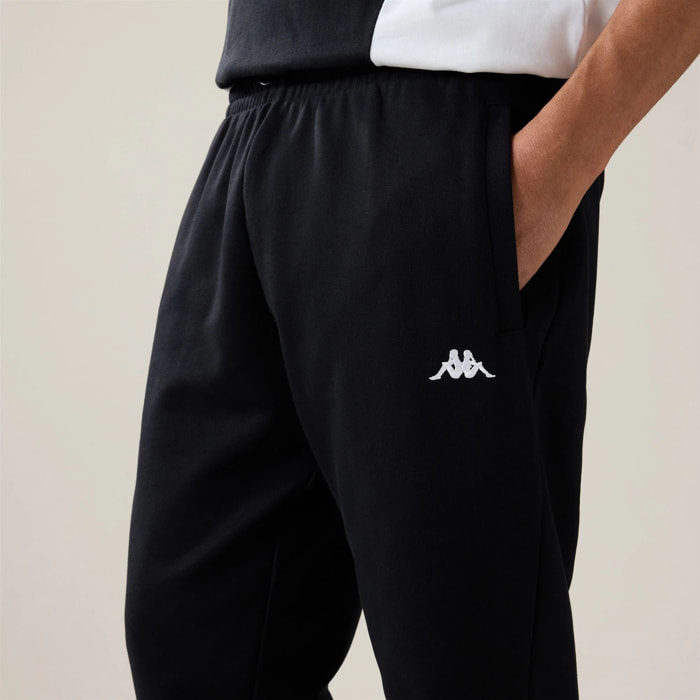 Kappa - Pantalones Hombre Negro - Authentic Nogan