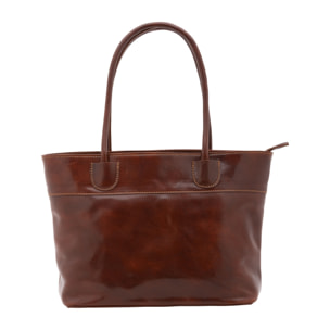 Borsa a tracolla da uomo in vera pelle - Modello False - 100% pelle - 40.0 x 27.0 x 14.0 cm