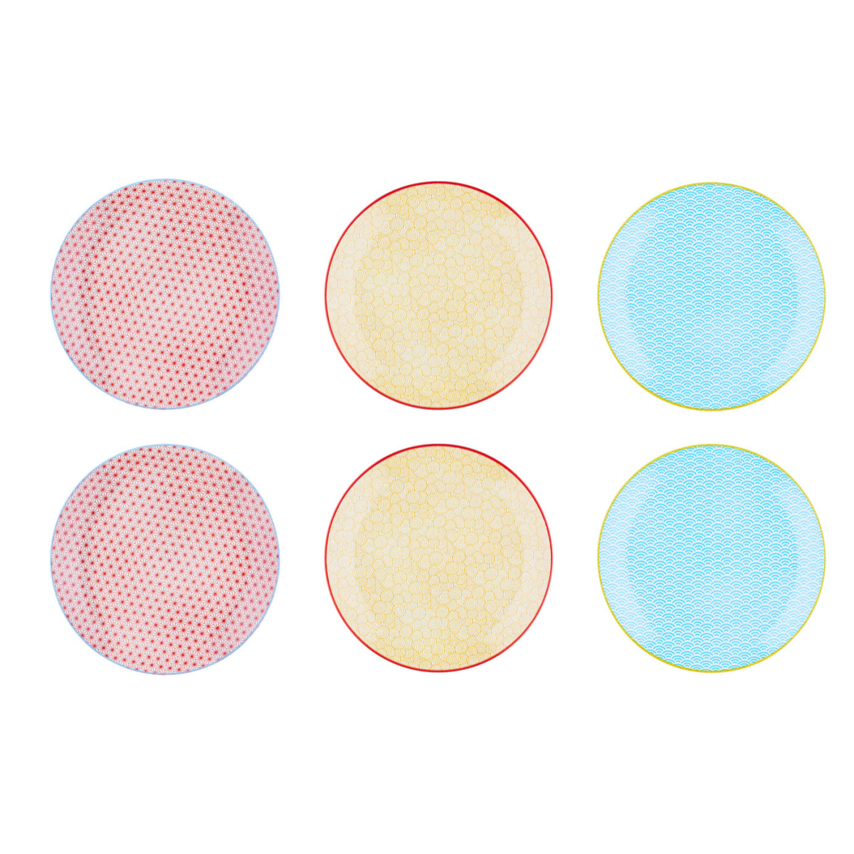Assiette PATTERN Ø26cm - 6 pièces - Color