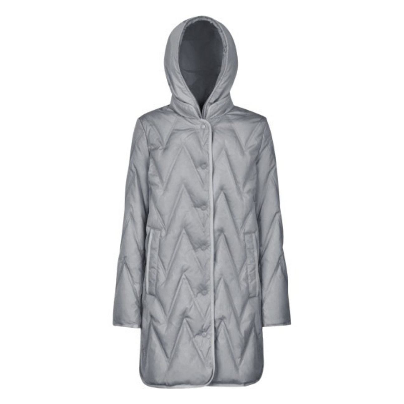 Abrigos Mujer de la marca GEOX  modelo W PLUMMERY GRIS