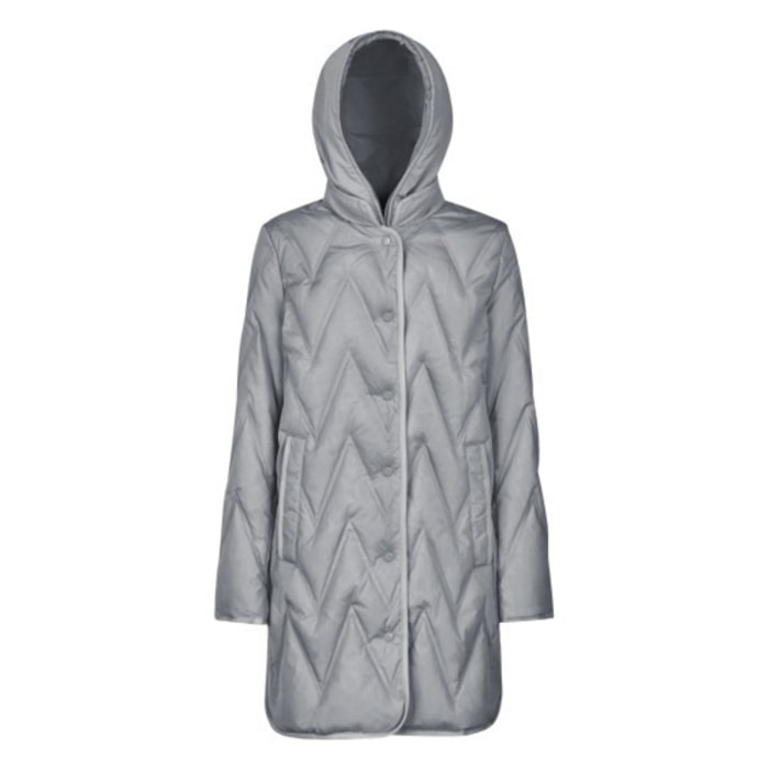 Abrigos Mujer de la marca GEOX  modelo W PLUMMERY GRIS