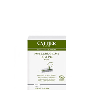 Argile Blanche Surfine - Multiples Usages 200 g
