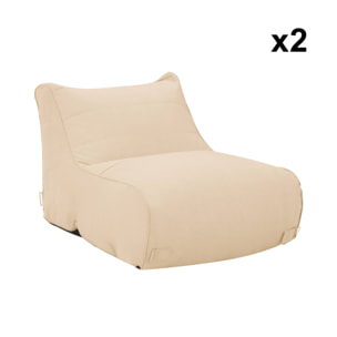 Chauffeuse extérieure oléfine (lot de2) PLUMA