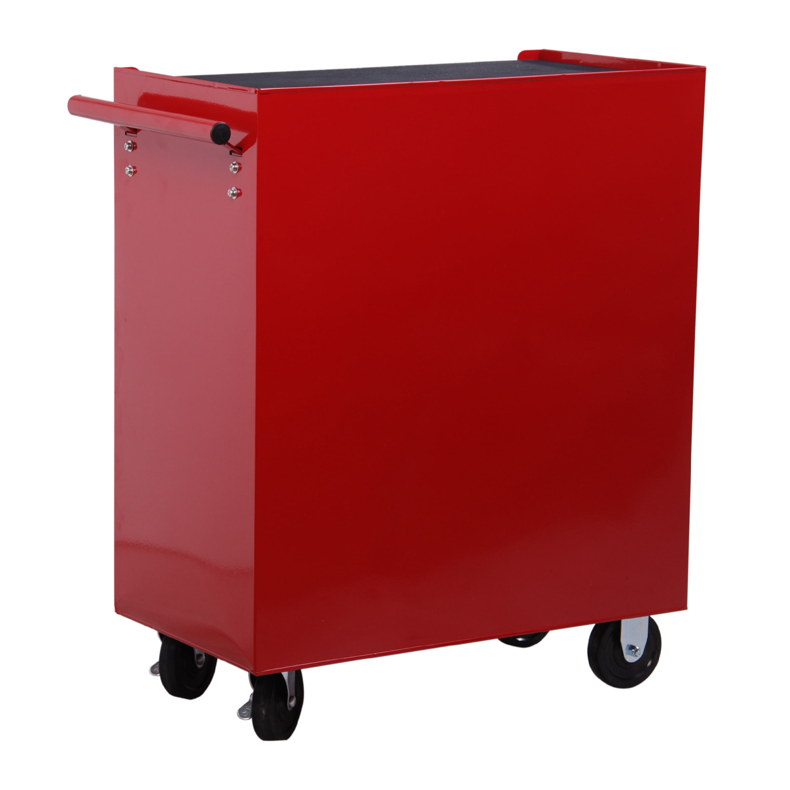 HOMCOM Carro caja de herramientas taller movil con 5 cajones 4 ruedas chapa de Acero Rojo