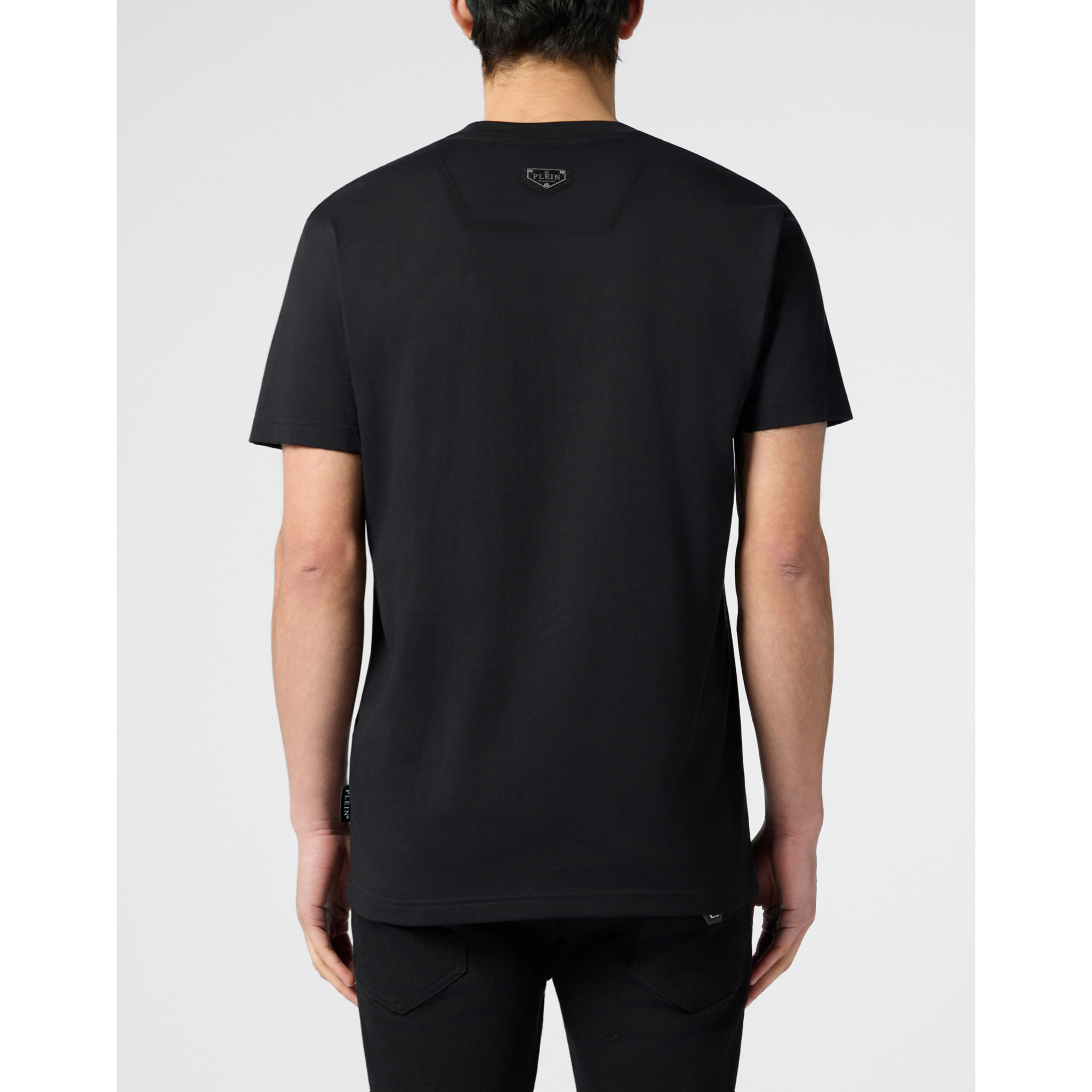 PHILIPP PLEIN Camiseta de cuello redondo y manga corta SKULL