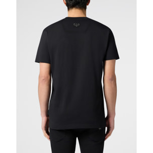 PHILIPP PLEIN Camiseta de cuello redondo y manga corta SKULL
