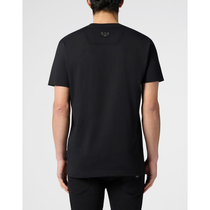 PHILIPP PLEIN Camiseta de cuello redondo y manga corta SKULL