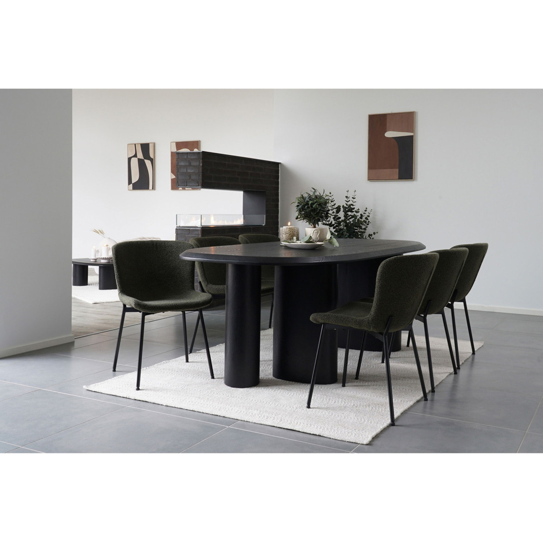 Portacandele in vetro maculato marrone chiaro Vikasa Home ø12x11,5 cm