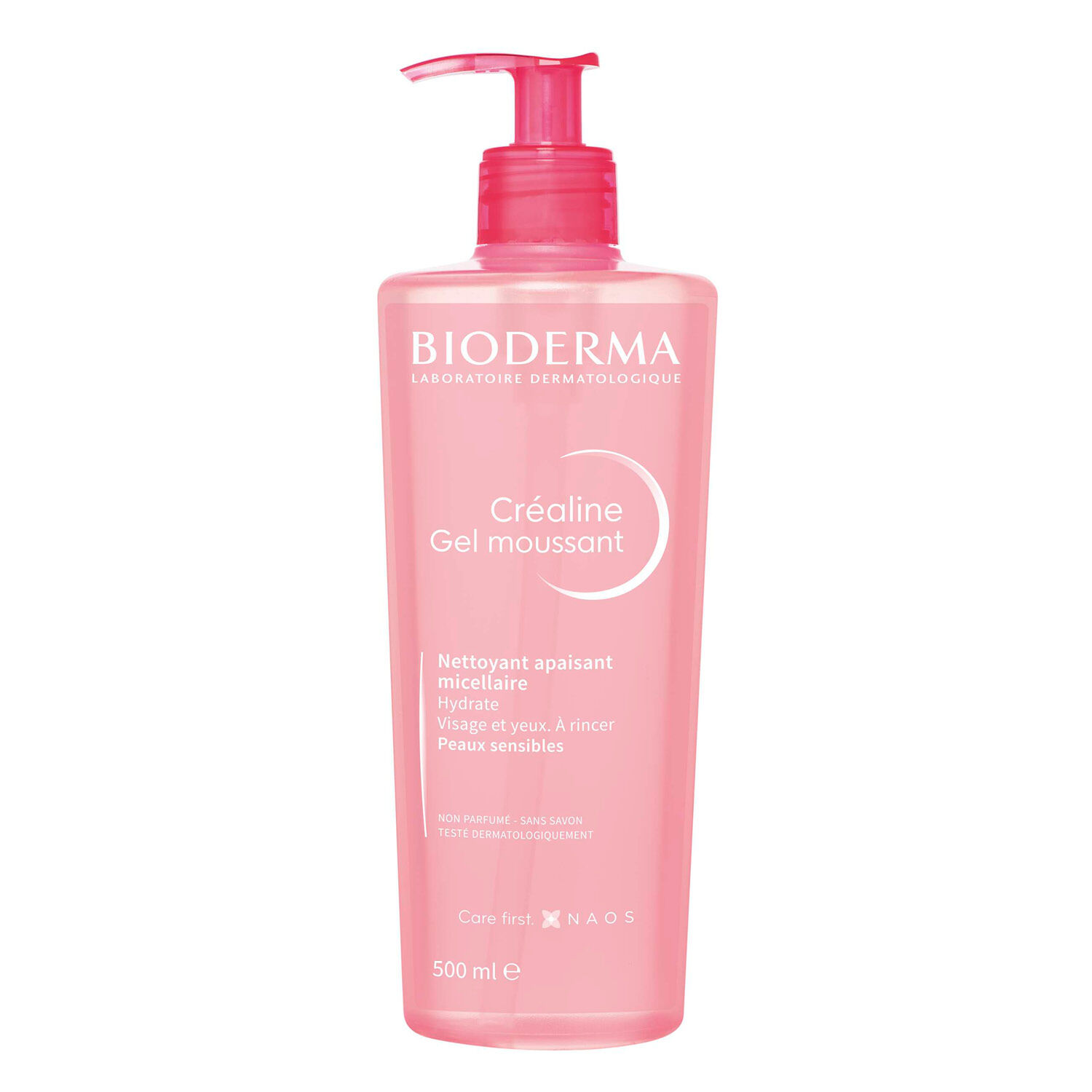 Créaline - Gel Moussant Visage et Yeux - Peaux Sensibles 500ml