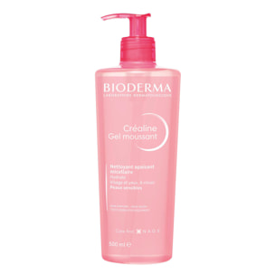 Créaline - Gel Moussant Visage et Yeux - Peaux Sensibles 500ml