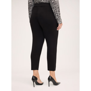 Fiorella Rubino - Joggers in maglia fine misto viscosa - Nero