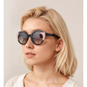 Gafas de sol OCEAN SIMGAPUR - Rosa transparente / Gris