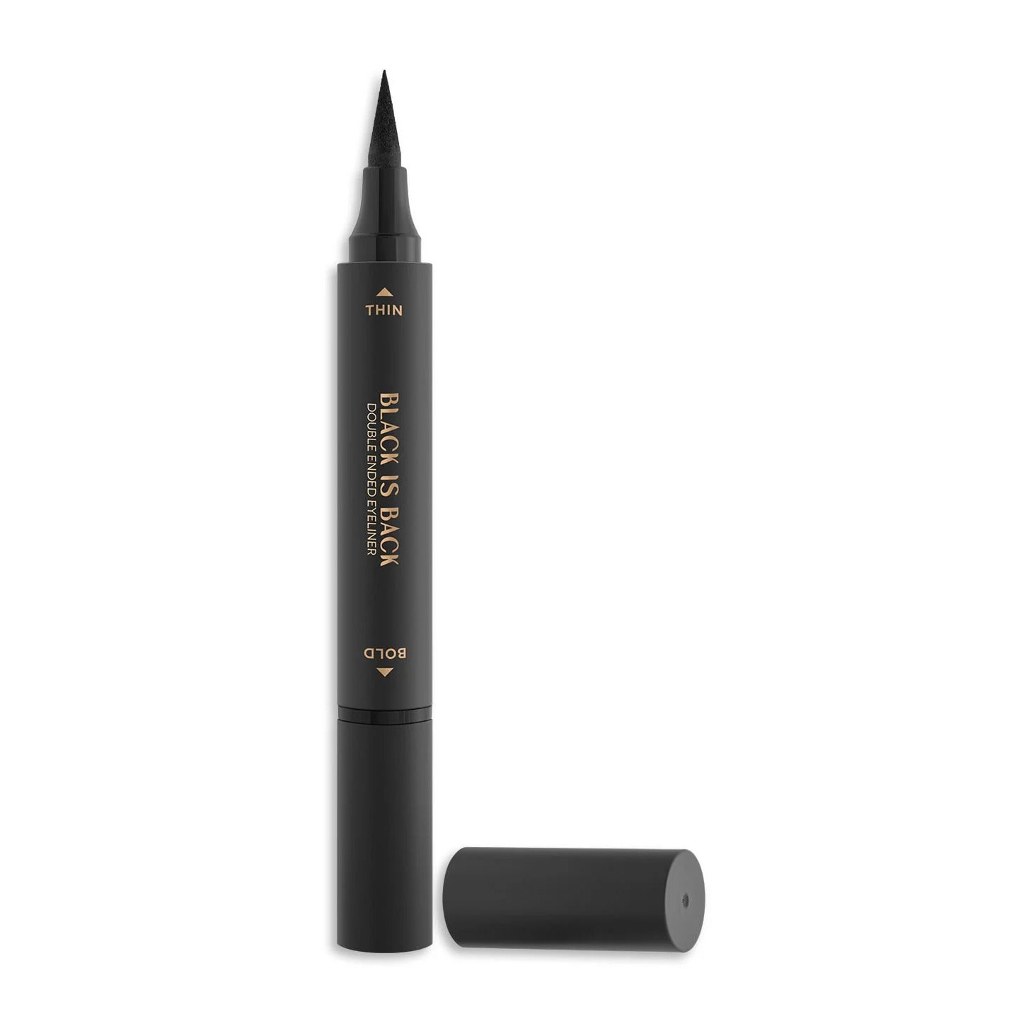 BLACK IS BACK – DOUBLE ENDED EYELINER Eyeliner nero a doppia punta in penna