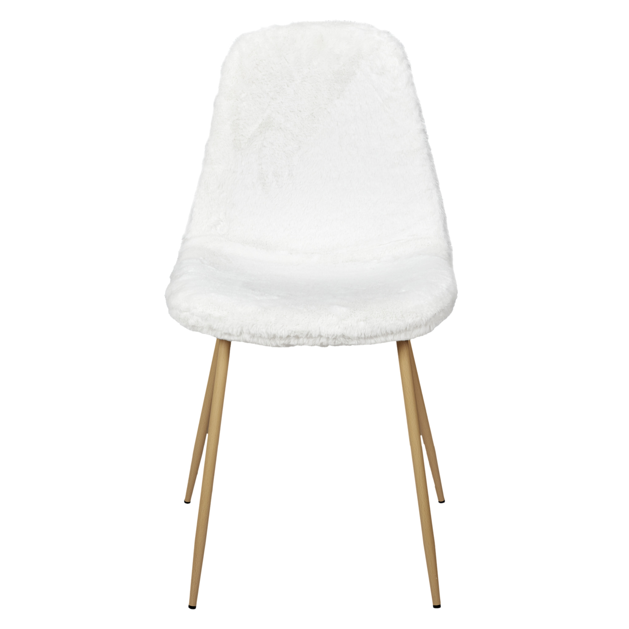 Chaise Imitation Fourrure Aurea - Lot De 2