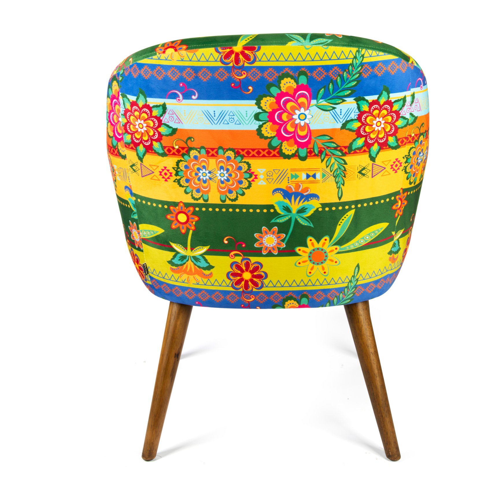 Fauteuil Excelsa Gipsy Soul poliestere e legno 70,5x65x83 cm multicolore