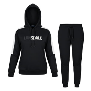 Tuta Donna LONSDALE Cotone Felpato Cappuccio