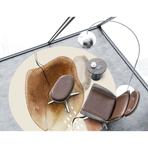 Alfombra de vinilo CERAMIKO, Lena, diseño moderno [Diam] 200 cm