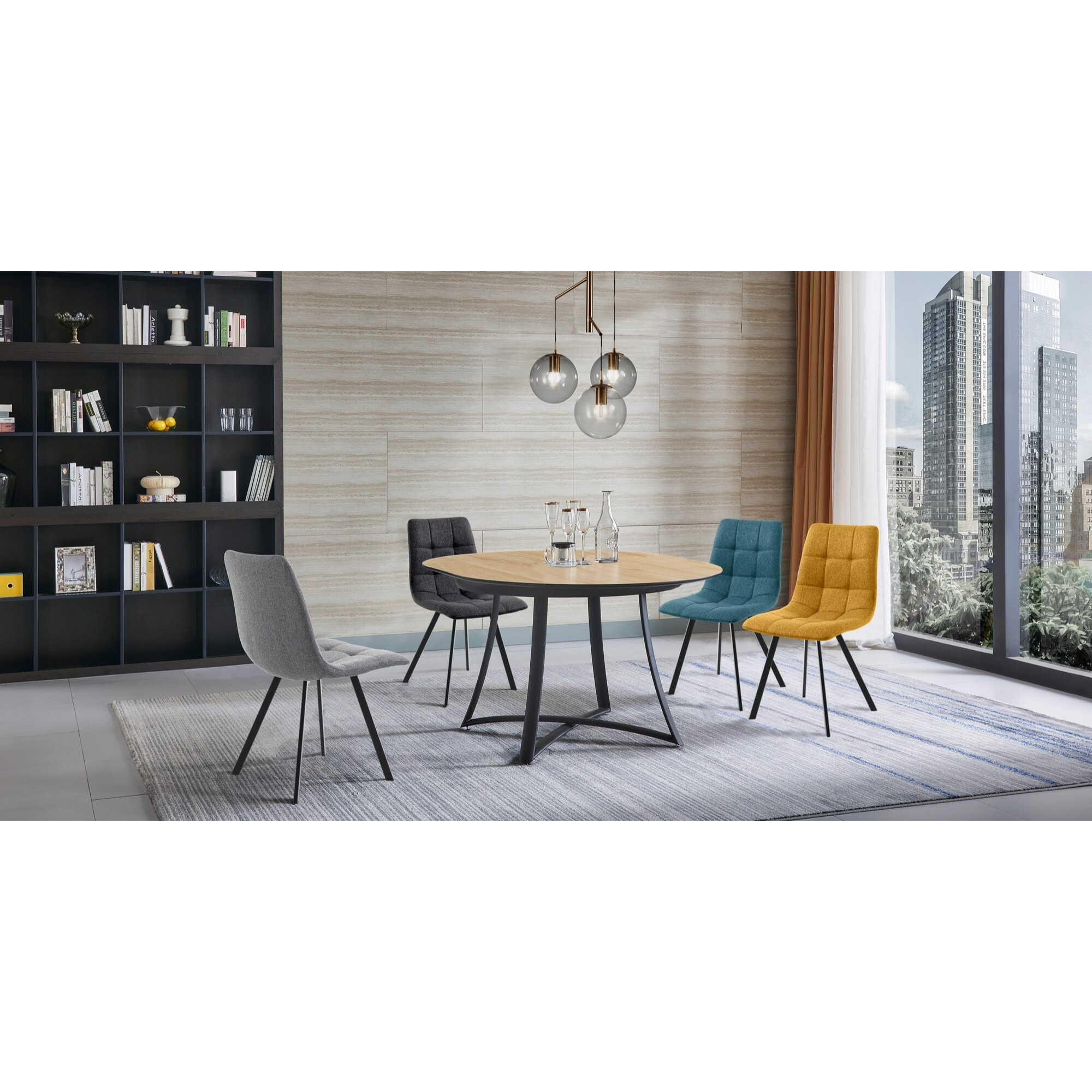 Tomasucci table ronde extensible DAFNE WOOD