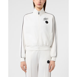 PLEIN SPORT Cropped Tracksuit Jacket