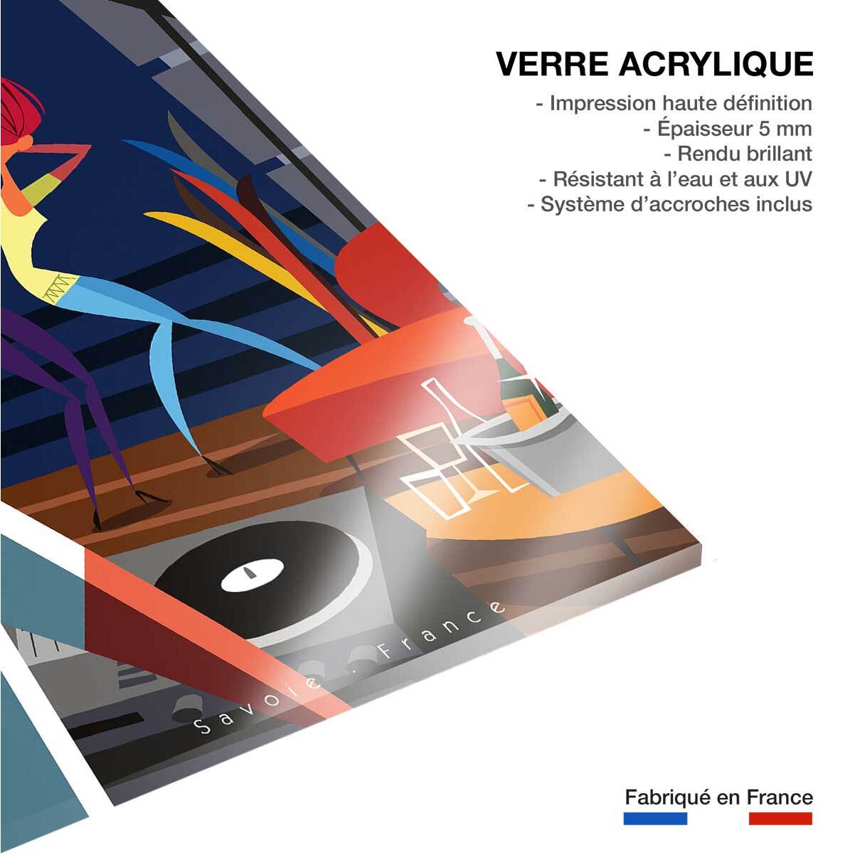 Tableau after ski en savoie Tableau plexiglas