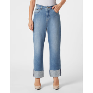 PHILIPP PLEIN Pantalones vaqueros Loose Fit HEART