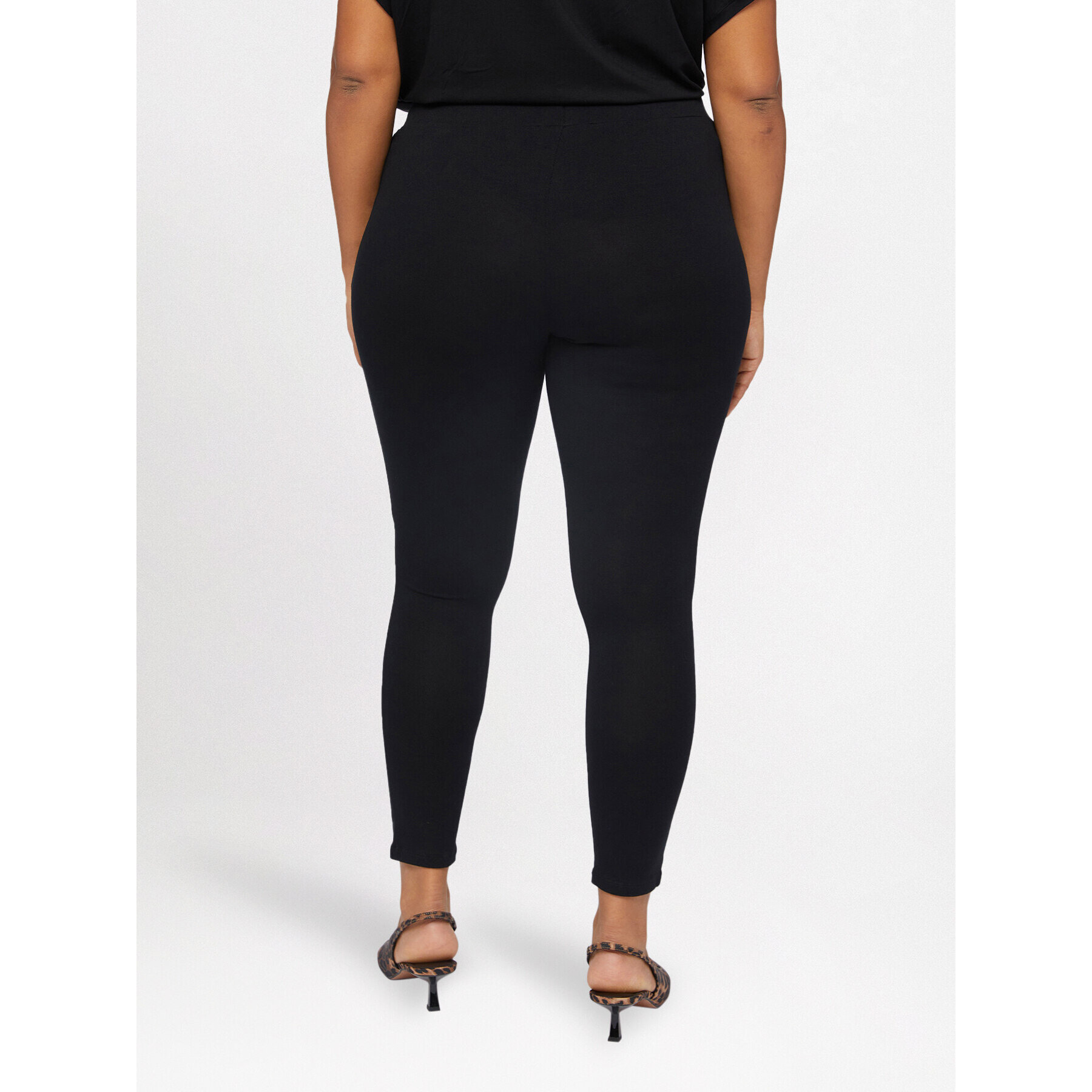 Fiorella Rubino - Leggings de color liso - Negro