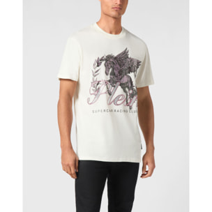 PHILIPP PLEIN Camiseta de cuello redondo RACING